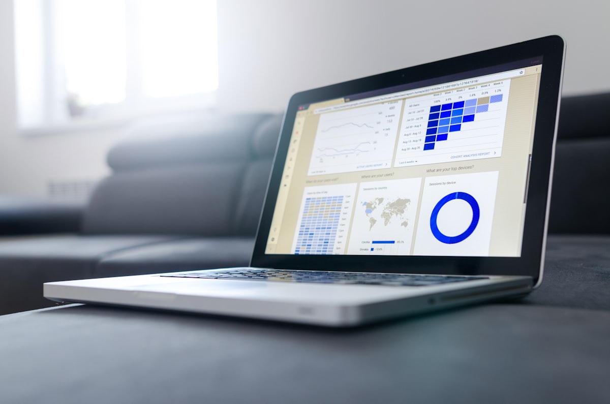 Data spreadsheet on screen representing the migration from Excel to a real estate CRM in Dubai