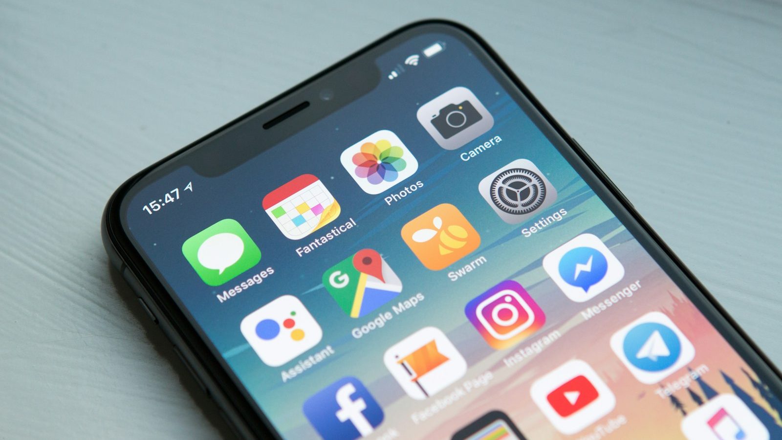 WhatsApp and messaging apps on a smartphone used by a Dubai real estate agent